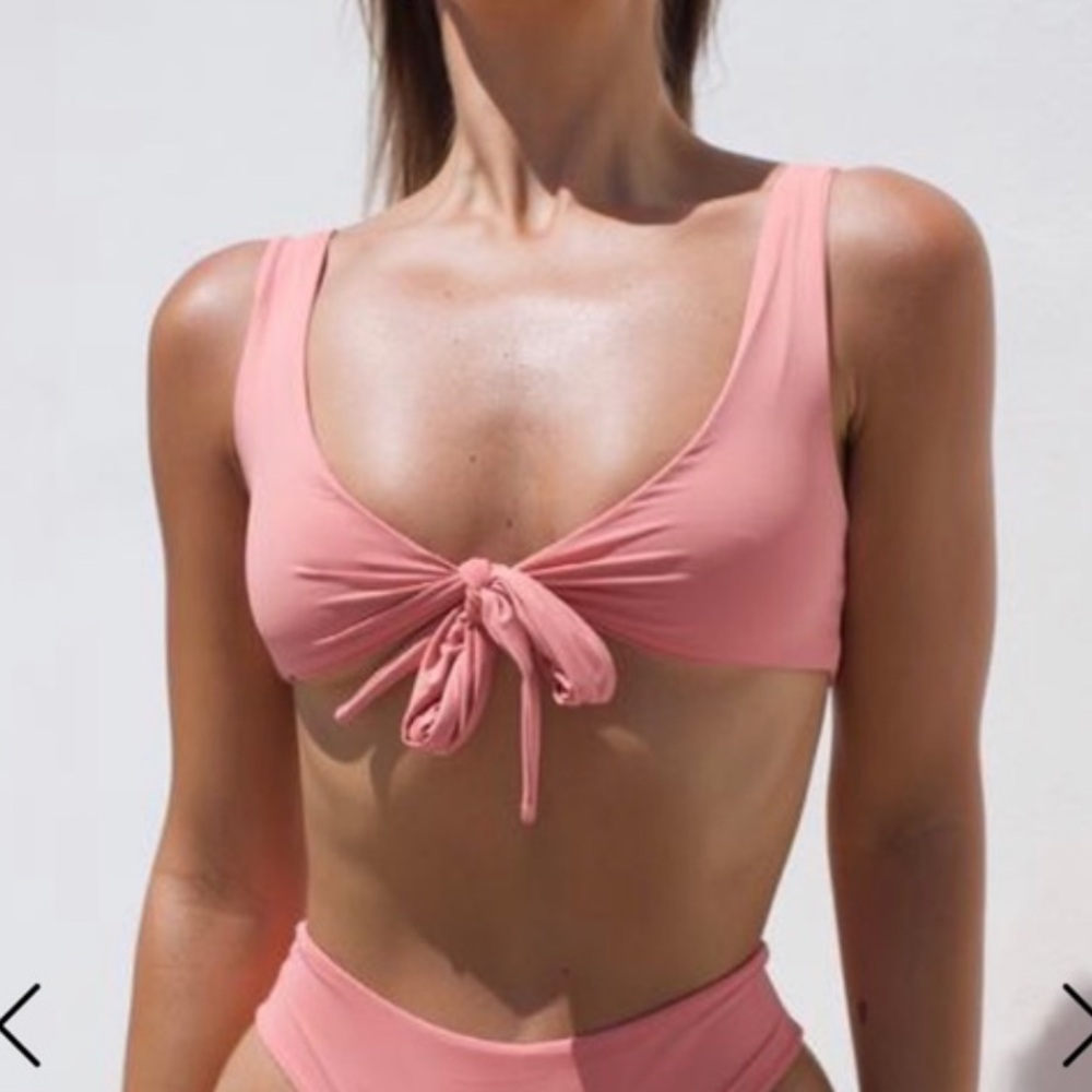 437 Swimwear 3 piece set in rose